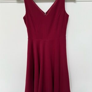 Lulus Elegant Burgundy Sleeveless Dress